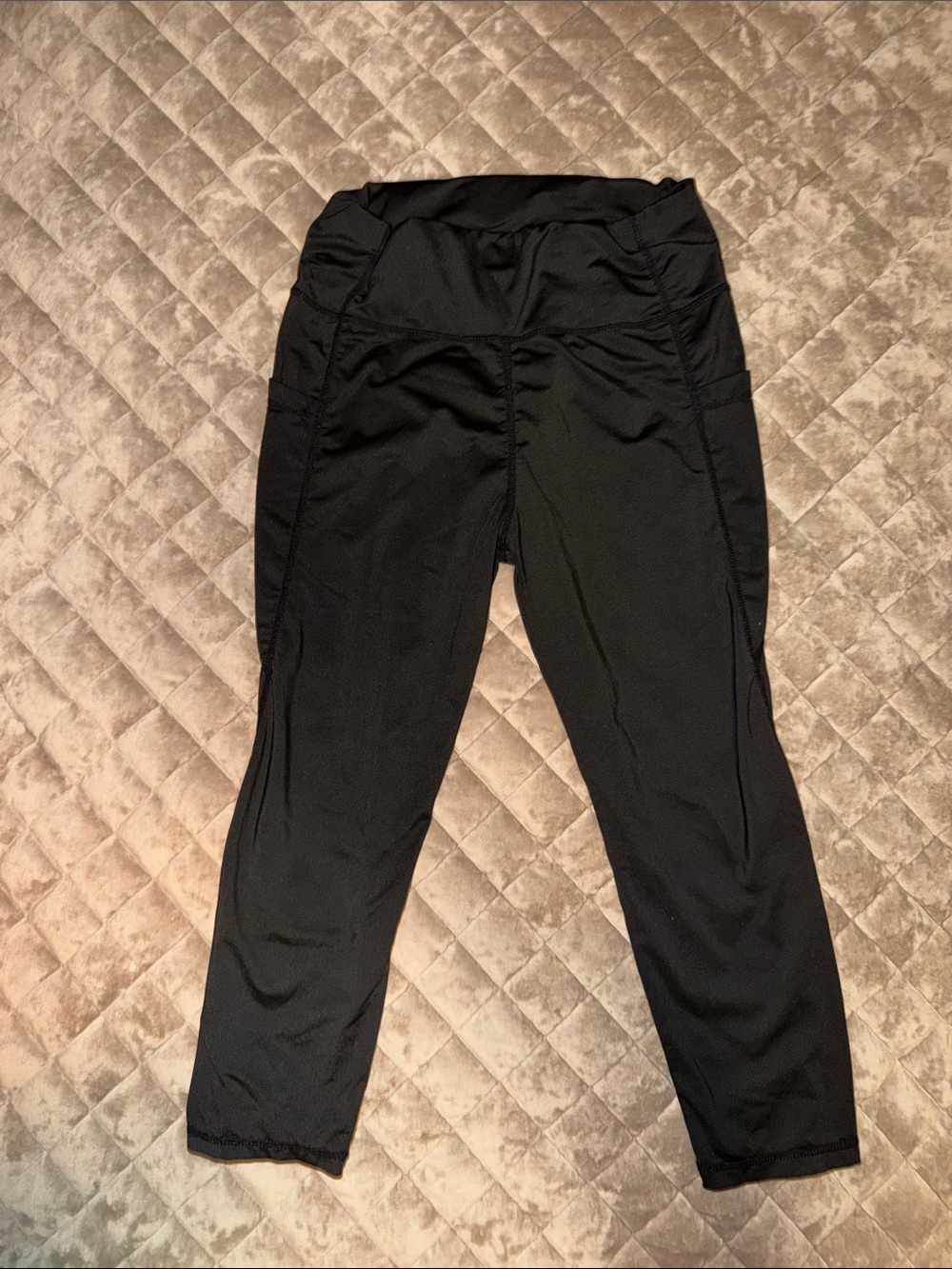 SHEIN Black High-Waist Athletic Leggings